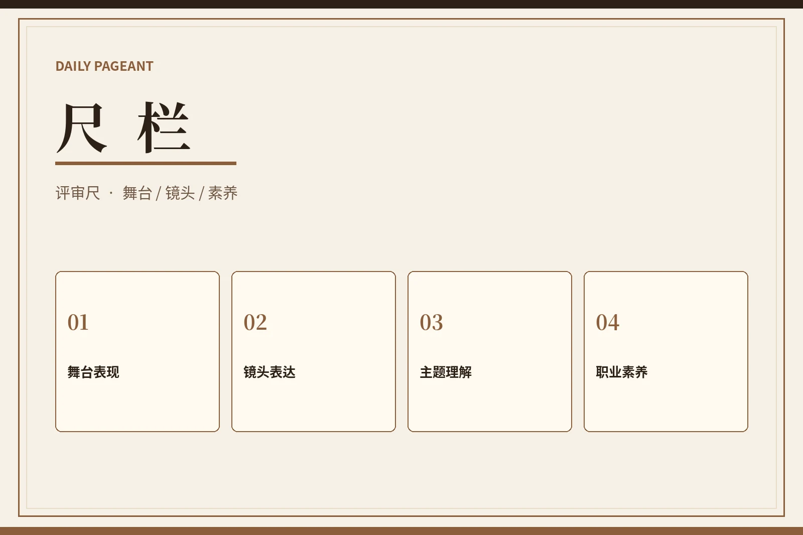 综合评审维度